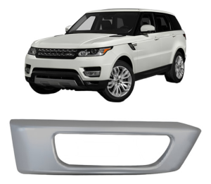 Moldura Milha Auxiliar Range Rover Sport 2014 A 2018 Prata