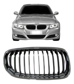 Grade Central Bmw 320 2009 2010 2011 2012 Cromada Com Friso