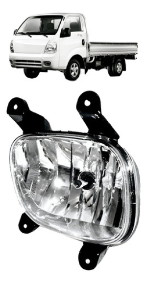 Farol Milha Auxiliar Bongo K2700 / K2500 2005 A 2012 Cromado
