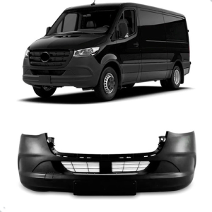 Kit Parachoque Sprinter 2020 A 2024 Com Grade E Friso Preto