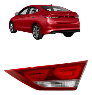 Lanterna Traseira Elantra 2017 A 2018 Porta Mala Sem Led