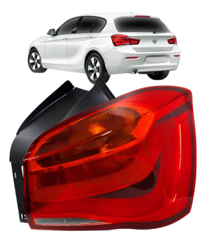Lanterna Traseira Para Bmw Serie 1 2016 A 2018 Canto Com Led