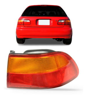 Lanterna Traseira Civic Hatch 1992 1993 1994 1995 Canto