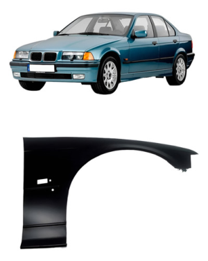 Paralama Bmw Série 3 1992 1993 94 95 96 1997 1998 Com Furo