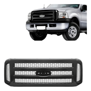 Grade Radiador Ford F250 2006 A 2011 Preta P/ Pintura