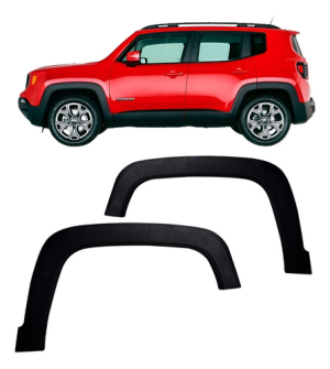 Alargador Aplique Moldura Paralama Jeep Renegade Dianteiro