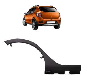Alargador Vão De Roda Sandero Stepway 2015 A 2016