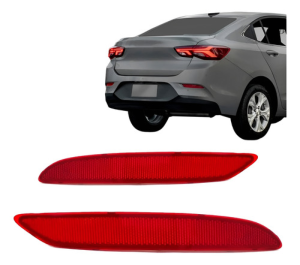 Par Refletor Parachoque Traseiro Onix Sedan 2020 2021 2022