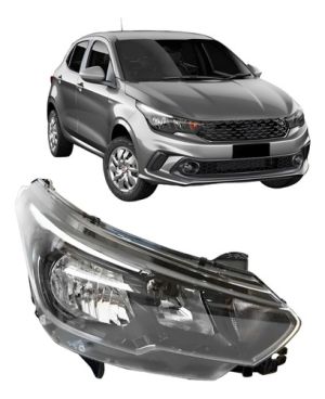 Farol Argo Cronos 2017 2018 2019 Manual Com Led
