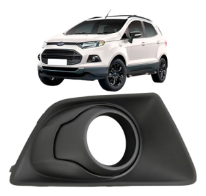 Moldura Milha Ecosport 2013 A 2017 Com Furo Cor Preta