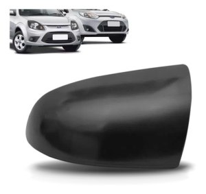Capa Retrovisor Fiesta 2003 A 2014 Ka 2008 A 2014 Preto