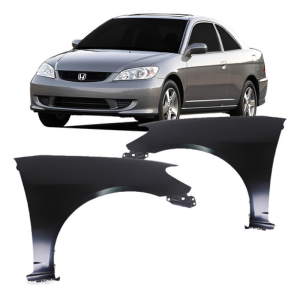 Par Paralama Civic 2004 2005 2006