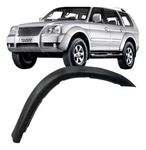 Alargador Paralama Pajero Sport 2000 01 02 03 04 05 2006
