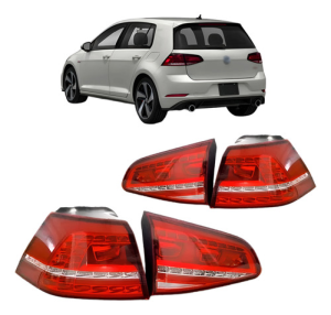 Jogo Lanternas Traseiras Golf Gti Mk7 2014 A 2020 Com Led