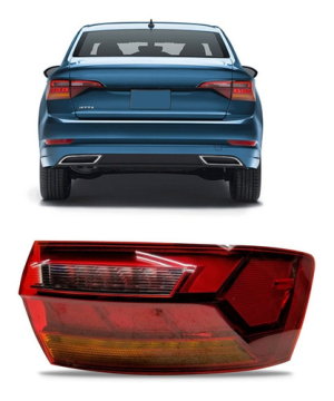 Lanterna Traseira Jetta 2019 A 2020 Sedan Canto Com Led