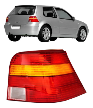 Lanterna Traseira Golf 1998 A 2006 Tricolor