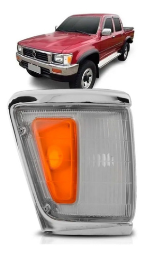 Lanterna Pisca Seta Hilux Srv 1992 A 2001 Aro Cromado Fino