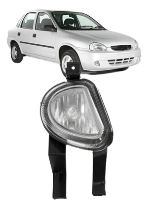 Farol Milha Auxiliar Corsa 2000/2002 Classic 03/09 Meia Lua