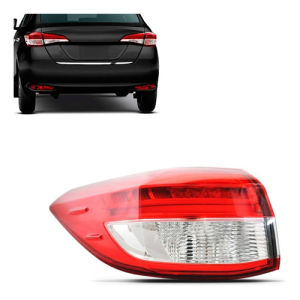 Lanterna Traseira Yaris 2018 2019 2020 Sedan Canto Sem Led