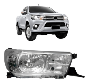Farol Hilux Srv 2016 A 2017 Manual Eletrico Sem Led