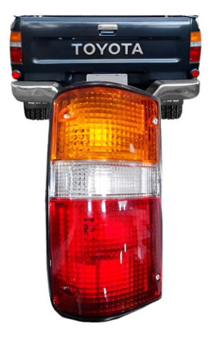 Lanterna Traseira Hilux Srv 2002 2003 2004 Tricolor