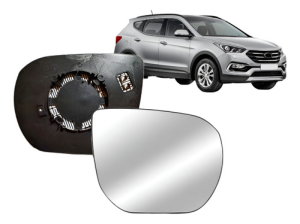 Lente De Retrovisor Com Aquecedor Santa Fe 2014 A 2019