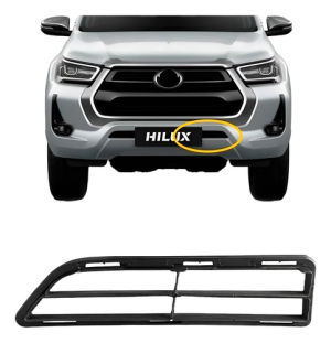 Grade Inferior Parachoque Dianteiro Hilux Srv 2021 2022