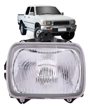 Farol Hilux 92 93 94 95 96 97 98 99 00 01 02 03 Cromado