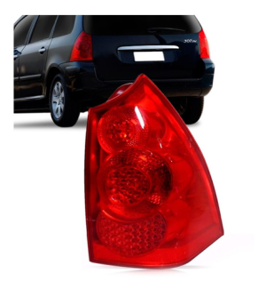 Par Lanterna Traseira Para Peugeot 307 Sw 07 08 09 10 11 12