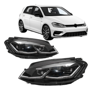 Par Farol Golf Gti Mk7.5 2018 A 2019 Friso Cromado C/ Led