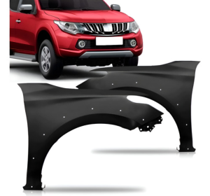 Paralama L200 Triton Sport 2016 2017 2018 Com Furo Moldura
