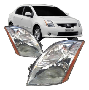 Farol Sentra 2010 2011 2012 2013 Cromado