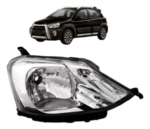 Farol Etios Cross 2012 A 2016 Mascara Cromada