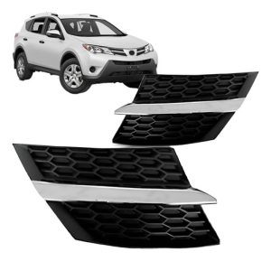 Grade Radiador Rav4 2013 2014 2015 2016 Cromado/preto