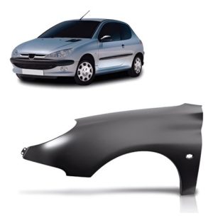 Paralama Peugeot 206 1999 A 2011 Lado Esquerdo