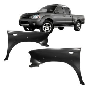 Par Paralama Frontier 4x4 2001 A 2007 C/ Furo Pisca Vão Rod