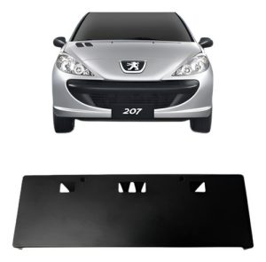 Suporte Placa Peugeot 207 Ano 2008 09 10 11 2012