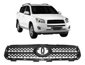 Grade Radiador Rav4 2006 2007 2008 Com Friso Preto