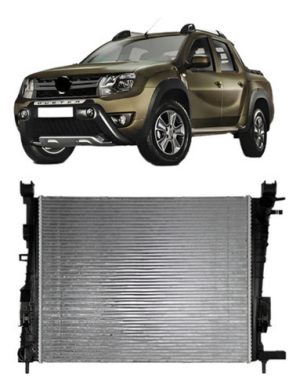 Radiador Logan Duster Oroch 2012 A 2020 Com Ar