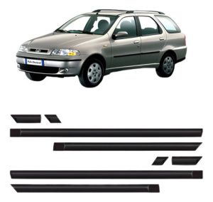 Friso Lateral Palio Weekend 1997 1998 1999 - Kit 8 Peças