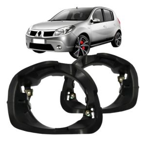 Par Suporte Farol Milha Sandero 08 A 2014 Duster 2012 A 2014