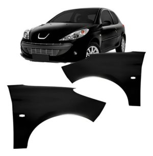 Par Paralama Peugeot 207 09 A 13 C Furo Pisca S Furo Moldura