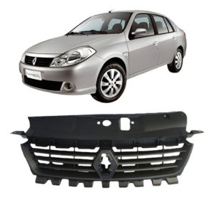 Grade Dianteira Superior Para Renault Symbol 09 2010 11 2012