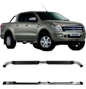 Par Estribo Lateral Ranger 2013 14 2015 Tubular Cabine Dupla