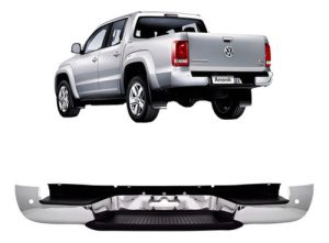 Envolvente Traseiro Amarok 10 A 17 Cromado Com Furo Sensor