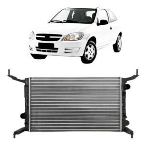 Radiador Celta Prisma 2007 A 2015 1.0/1.4 Com Ar Manual