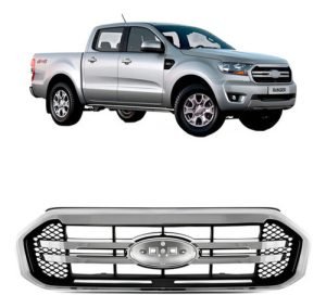 Grade Radiador Cromada Ranger S/ Nome Ranger 2020 2021 2022