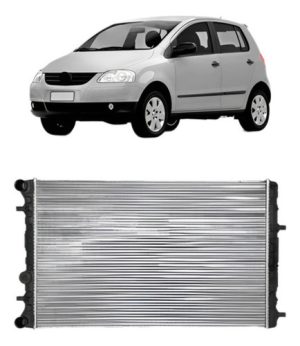 Radiador Fox 2009 A 2010 1.0/1.6 Sem Ar Manual
