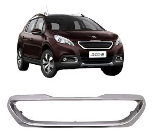 Friso Da Grade Peugeot 2008 Ano 2015 2016 2017  Cromado