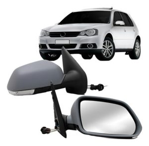 Par Retrovisor Golf 2008 2009 A 2013 C/ Controle C/ Pisca